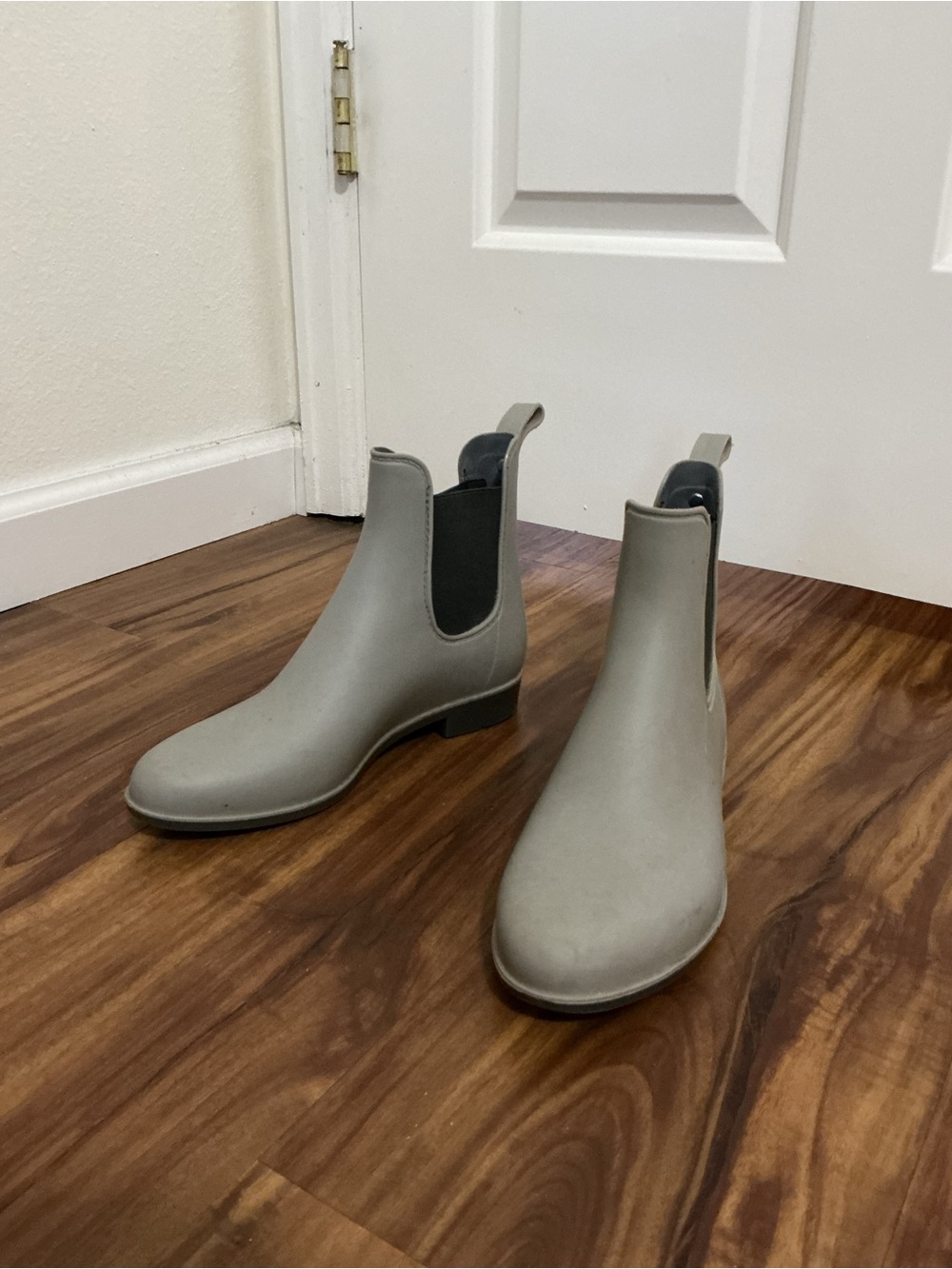 Sam Edelman Grey Chelsea Waterproof Rain Boots